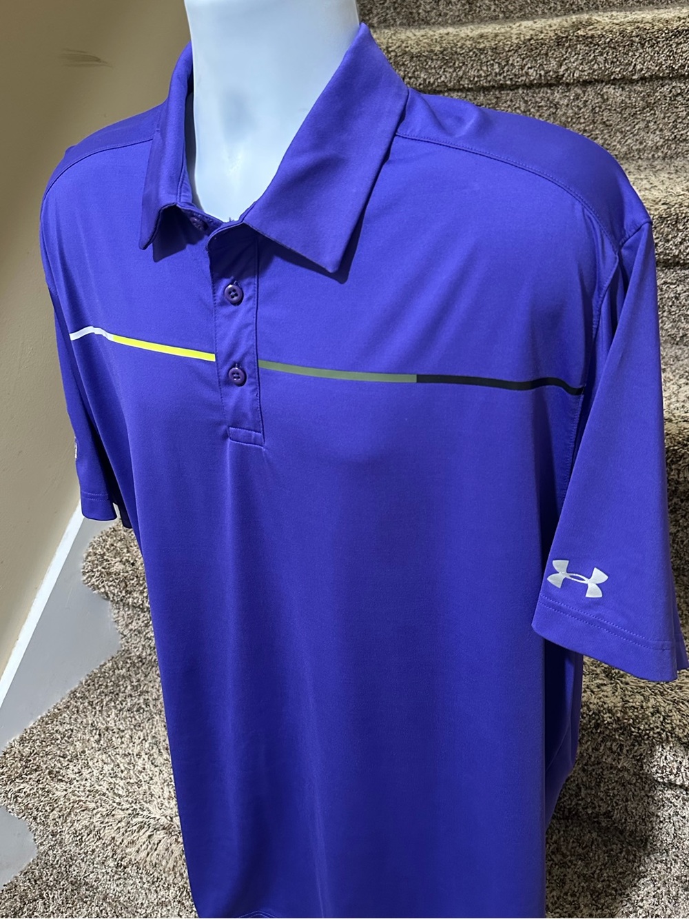 Exclusive - Under Armour Heat Gear *Kingsley Club* casual golf ⛳️ polo shirt XXL